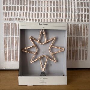 NWT Wooden Star Tree Topper - Studio McGee